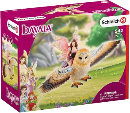 Schleich Bayala 70713 : Elfe à dos de chouette scintillante