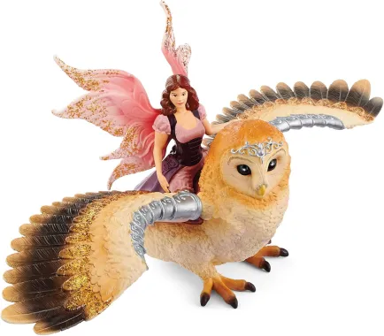 Schleich Bayala 70713 : Elfe à dos de chouette scintillante