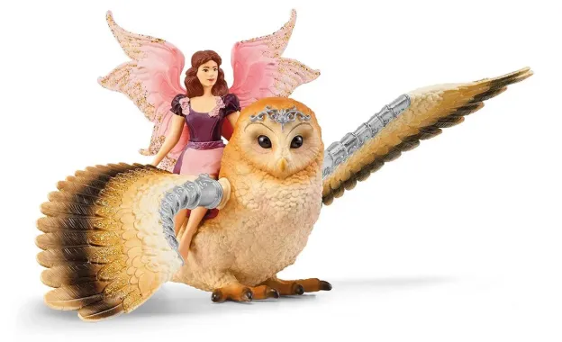 Schleich Bayala 70789 : Elfe sur chouette scintillante