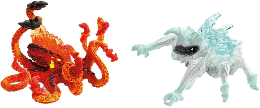 Schleich Eldrador Creatures 70826 : Pieuvre de Feu vs Insecte de Glace