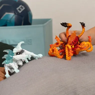 Schleich Eldrador Creatures 70826 : Pieuvre de Feu vs Insecte de Glace