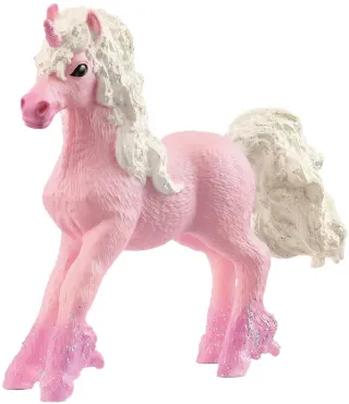 Poulain Licorne fleuri