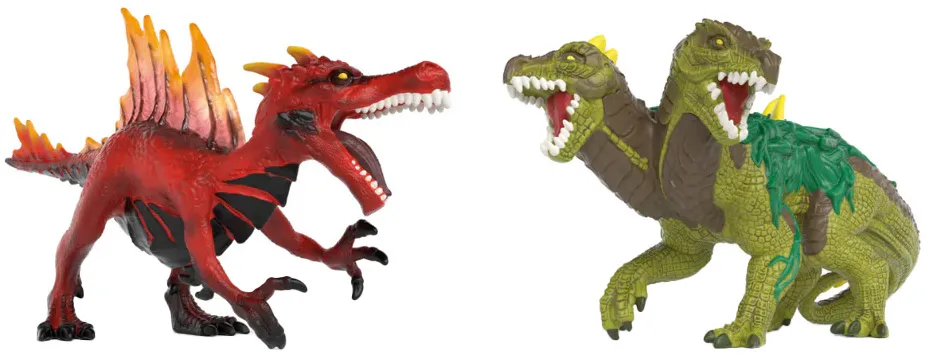 Schleich Eldrador Creatures 70834 : Saurien de feu vs Lézard de la jungle