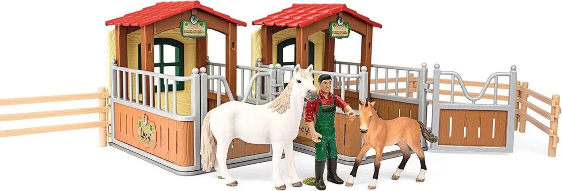 Schleich Farm World 72116 : Visite à l&#039;Ecurie