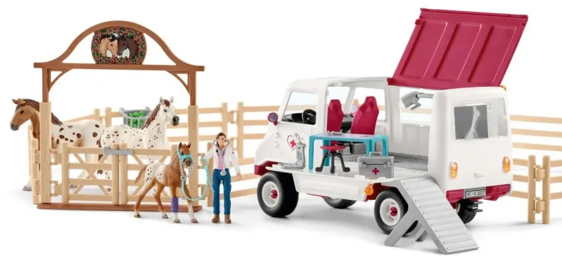 Schleich Horse Club 72140 : Contrôle de condition physique avant le grand tournoi