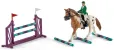 Schleich Horse Club 72140 : Contrôle de condition physique avant le grand tournoi