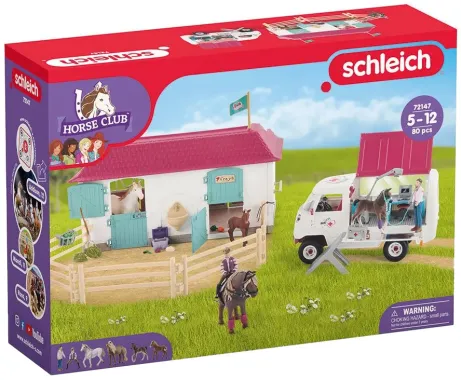 Schleich Horse Club 72147 : Visite Vétérinaire à l&#039;Ecurie