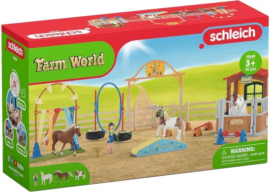Schleich Farm World 72149 : Agility à l&#039;écurie