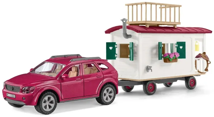 Schleich Horse Club 72205 : Voyage Equestre avec Caravane