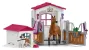 Schleich Horse Club 72218 : Box avec Jument Hanovrien et Berger Australien