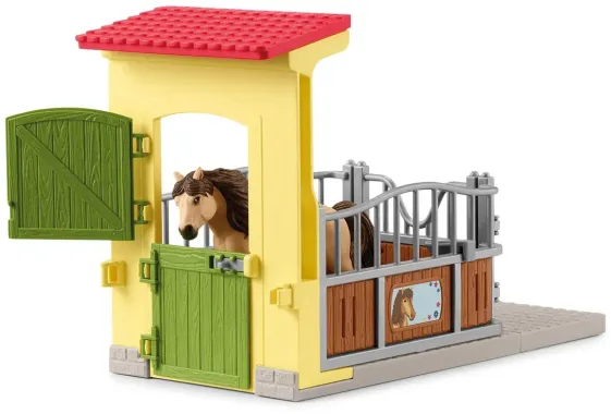 Schleich Farm World 72224 : Ferme avec poulailler et box pour chevaux