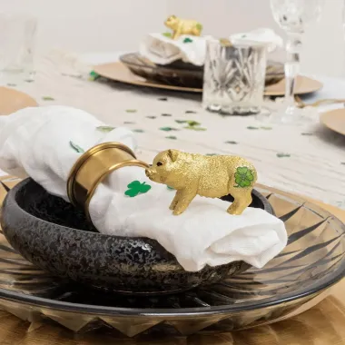 Schleich Farm World 72232 : Cochon Porte-Bonheur Doré