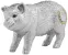 Schleich Farm World 72247 : Cochon Porte-Bonheur Argenté