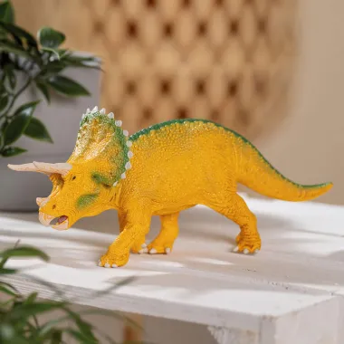 Schleich Dinosaurs 72259 : Tricératops jaune
