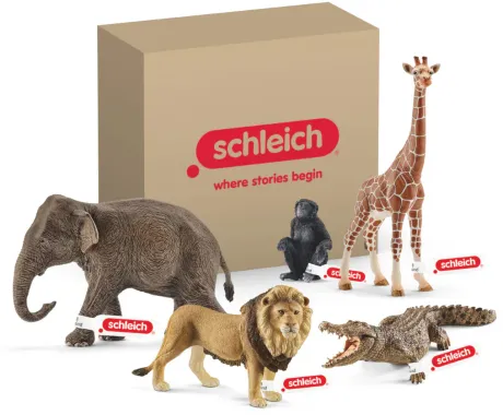 Schleich Wild Life 72286 : Kit Wild Life – Animaux sauvages