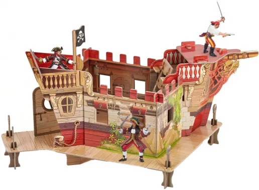Papo Les pirates et corsaires 80403 : Coffret fort des boucaniers