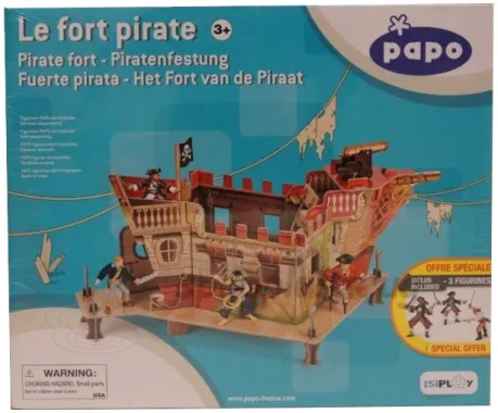 Papo Les pirates et corsaires 80403 : Coffret fort des boucaniers