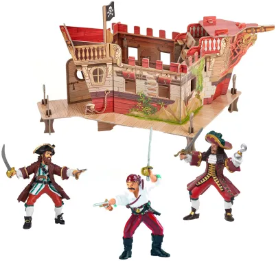 Papo Les pirates et corsaires 80403 : Coffret fort des boucaniers