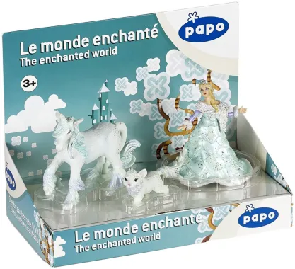 Papo Le monde enchanté 80506 : Coffret Reine des glaces